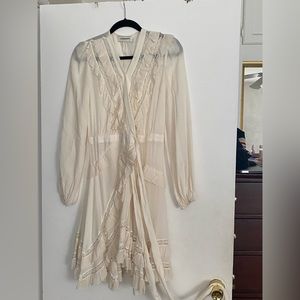 Zimmermann ruffle dress size 0
